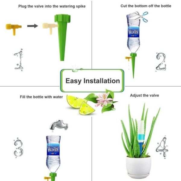 Adjustable Self Watering Spikes how to use