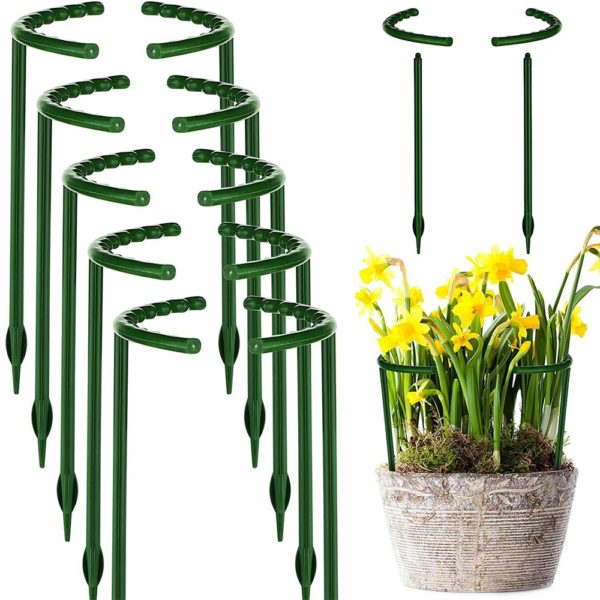 Plastic Plant Support Pile Stand for Flowers Greenhouse 5