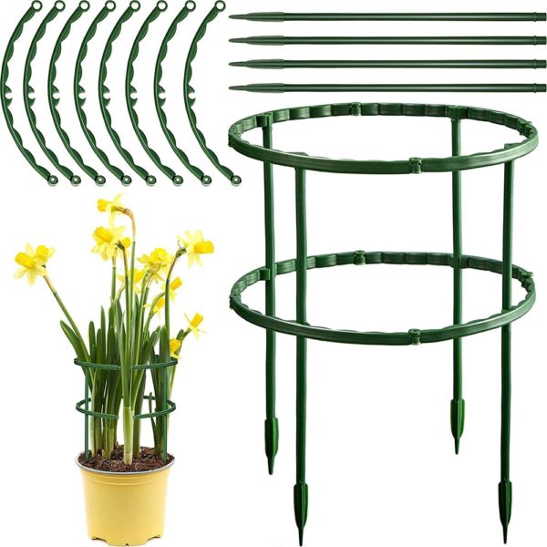 Plastic Plant Support Pile Stand for Flowers Greenhouse 1