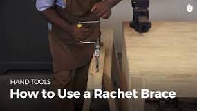 What is a ratchet brace used for?
