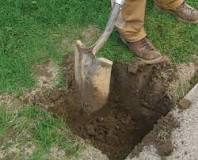 Can I use a shovel to dig a post hole?
