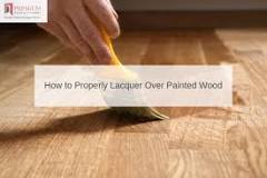 Can you lacquer over paint?
