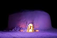 Can you light a fire inside an igloo?