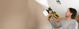 Can you paint a ceiling with a sprayer?