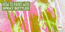 Can you put paint in a spray bottle?