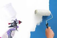 Do paint sprayers use more paint than rollers?