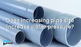 Does reducing pipe size increase air pressure?