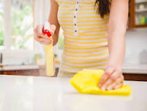 How do you disinfect a kitchen?