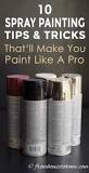 How do you get a good finish with a paint sprayer?