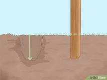 How do you protect wooden posts in the ground?