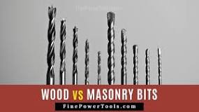 How do you tell a masonry bit from a wood bit?
