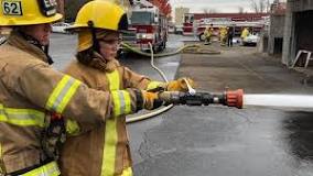 How does a fire hose nozzle work?