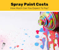 How expensive is spray paint?