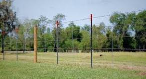 How far apart should t post be for field fence?