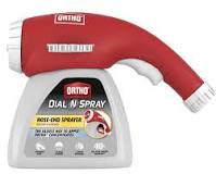 How far does the Ortho Dial n spray go?