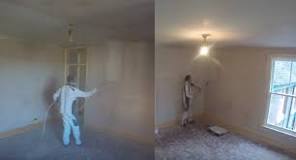 How long does it take to paint a room with sprayer?