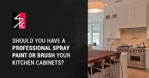 Is spray painting kitchen cabinets a good idea?