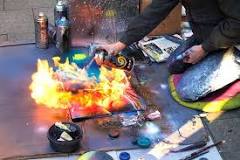 Is water-based spray paint flammable?