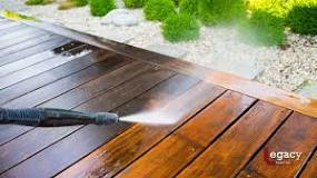 Should you pressure wash deck before staining?