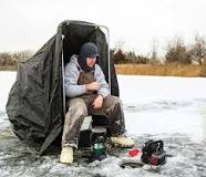 What do you need for ice fishing overnight?