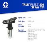 What is a 209 spray tip used for?