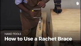 What is a ratchet brace used for?