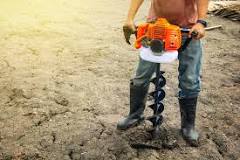 Can you use an ice auger in dirt?