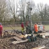 What is rotary drilling?
