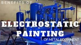 What are the benefits of electrostatic painting?