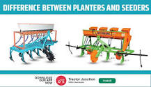 What is the difference between a planter and a seed drill?