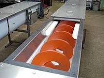 What is the difference between a screw conveyor and an auger?
