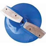 How do you sharpen ice auger blades with sandpaper?