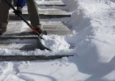 When should I clear snow from my driveway?