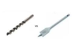 Which is better auger or spade bit?