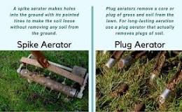 Which is better plug or spike aerator?