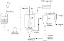 What may be the factors affecting spray drying?