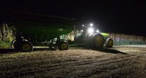 Why do farmers spray at night?