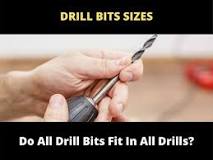 Will any drill bit fit any drill?