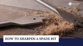Can I sharpen a spade bit?