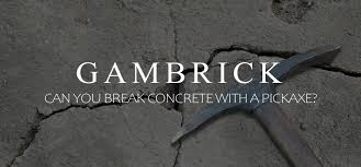 Can a pickaxe break concrete?