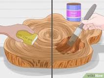 How do you seal wood bark?