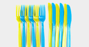 What can you do with plastic forks and spoons?