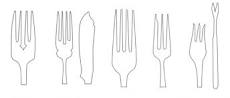 What is a 3 prong fork called?