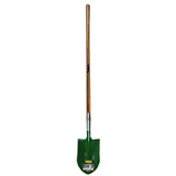 What type of shovel is best for removing grass?