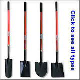 What is a tile spade used for?