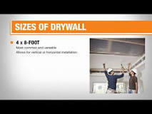 What is the most common drywall thickness?