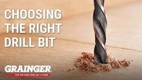 How do I choose the right drill bit?