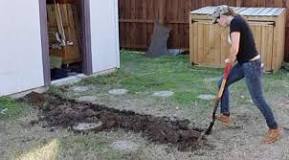 What kind of shovel do I need to dig a trench?
