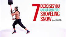What muscles does shoveling workout?