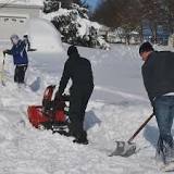 When should I use snowblower or shovel?
